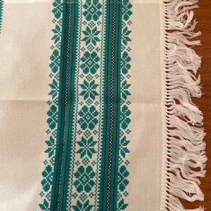 Table Runners -- Red and Green Holiday Colors -- Set of 2